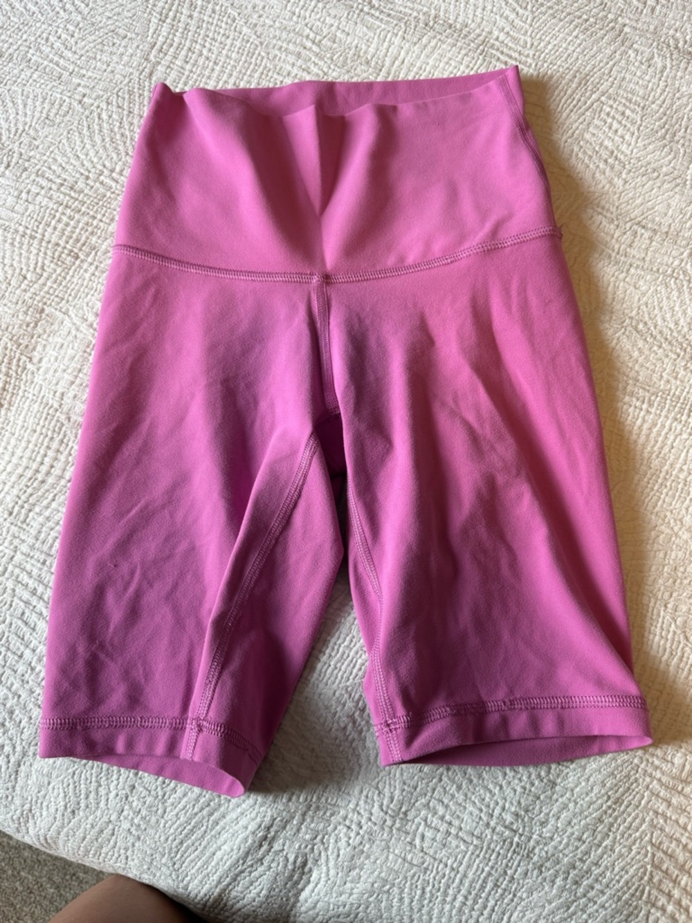 TNA Hot Pink High-Rise Women’s Bike Shorts